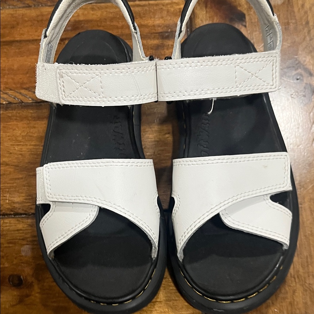 Dr. Martens White Kids Sandals